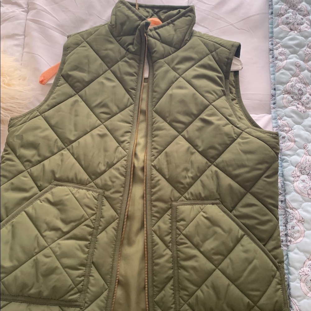 Jcrew quilted vest